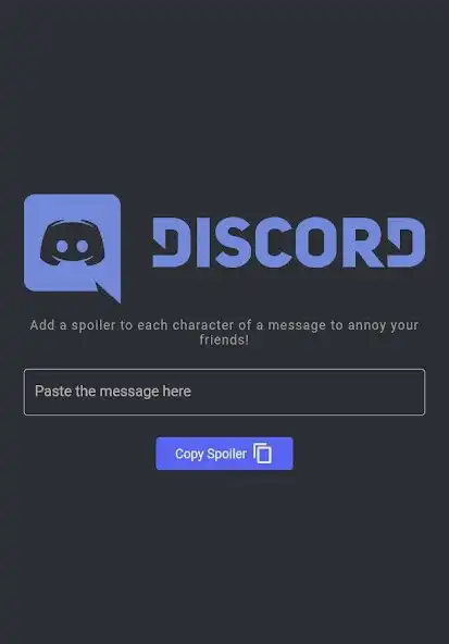 Play Auto Spoiler- Discord  and enjoy Auto Spoiler- Discord with UptoPlay