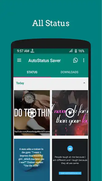 Play Auto Status Saver - Status Dow  and enjoy Auto Status Saver - Status Dow with UptoPlay