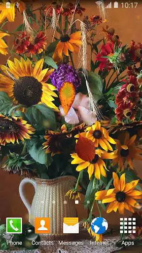 Play Autumn Flower live wallpaper