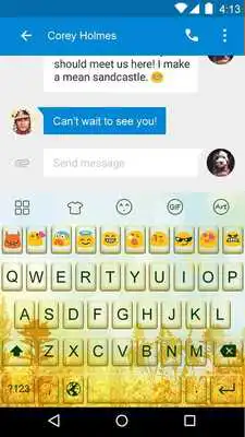Play Autumn -Love Emoji Keyboard