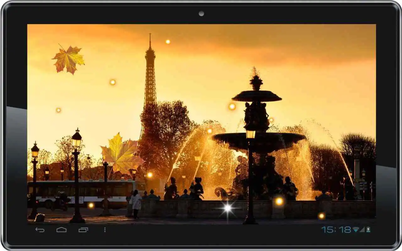 Play Autumn Paris live wallpaper