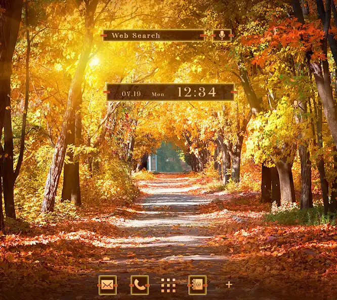 Play Autumn Path Theme +HOME  and enjoy Autumn Path Theme +HOME with UptoPlay