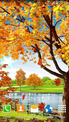 Play Autumn Pond Live Wallpaper  and enjoy Autumn Pond Live Wallpaper with UptoPlay
