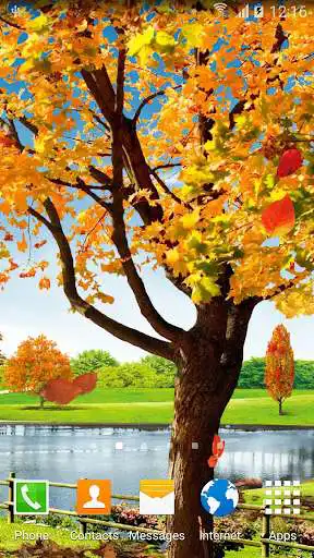 Play Autumn Pond Live Wallpaper as an online game Autumn Pond Live Wallpaper with UptoPlay