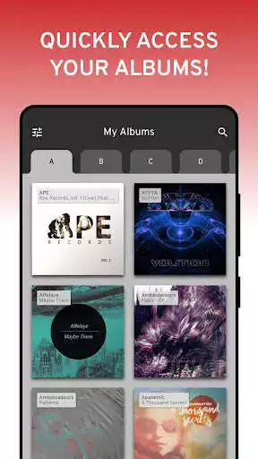 Play AUX Albums - Spotify saved album organizer  and enjoy AUX Albums - Spotify saved album organizer with UptoPlay