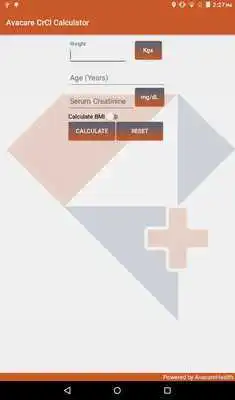 Play Avacare CrCl Calculator