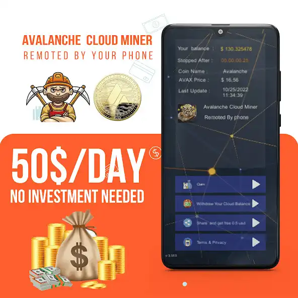 Play Avalanche (AVAX) Cloud miner  and enjoy Avalanche (AVAX) Cloud miner with UptoPlay