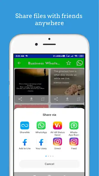 Play AV All Status Saver as an online game AV All Status Saver with UptoPlay