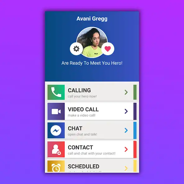 Play Avani Gregg Call and Chat  and enjoy Avani Gregg Call and Chat with UptoPlay