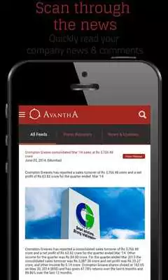 Play Avantha Corporate App