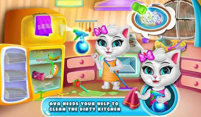 Play Avas Kitty Pet Daycare Game Part1