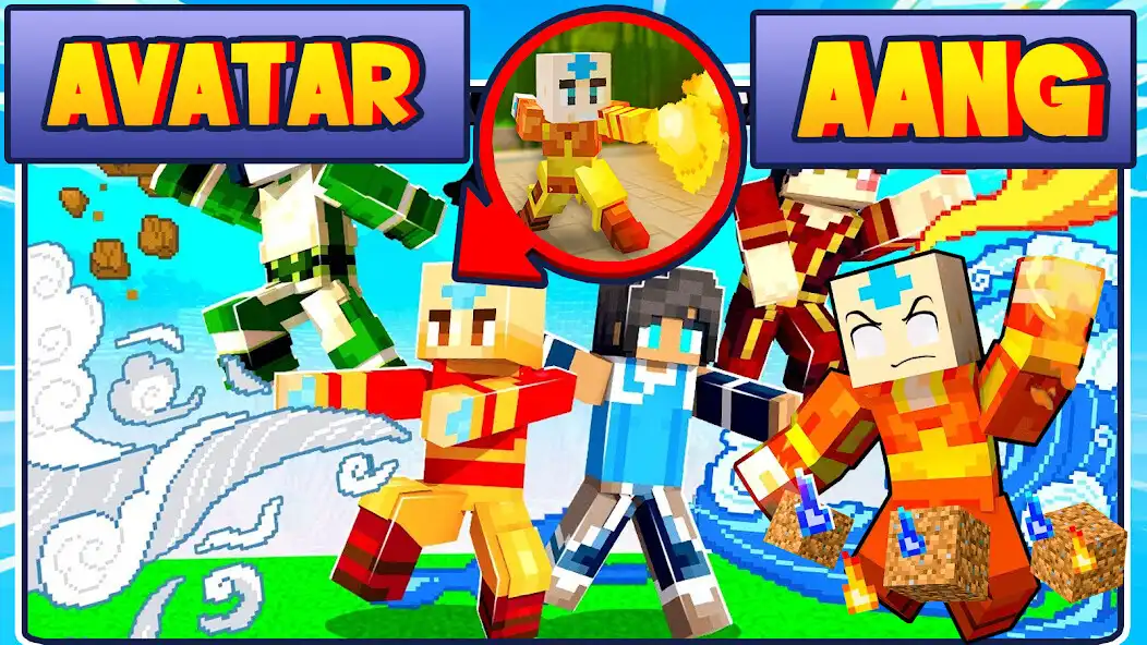 Play Avatar aang mod for mcpe  and enjoy Avatar aang mod for mcpe with UptoPlay