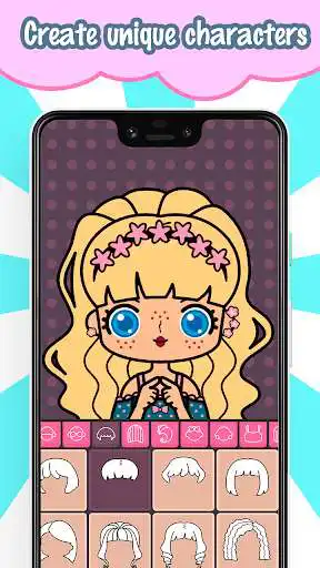 Avatar Maker - Cute Anime Girl online game with UptoPlay