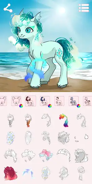 Play Avatar Maker: Fantasy Pony as an online game Avatar Maker: Fantasy Pony with UptoPlay