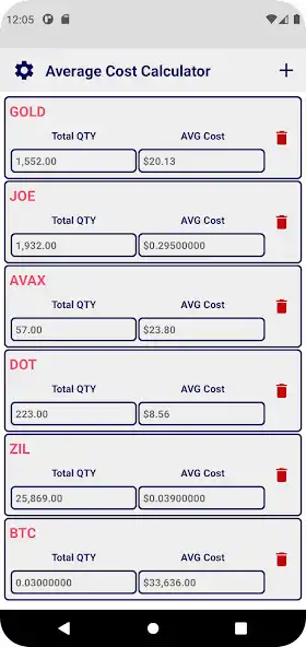 Play Average Cost Calculator  and enjoy Average Cost Calculator with UptoPlay