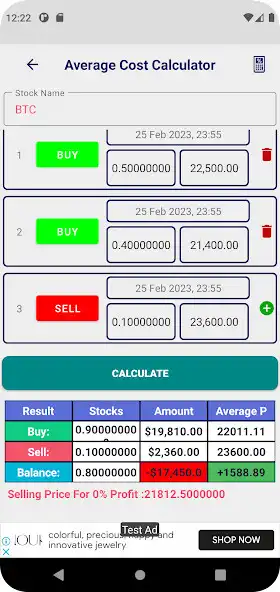 Play Average Cost Calculator as an online game Average Cost Calculator with UptoPlay
