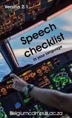 Play Aviation Speech Checklist