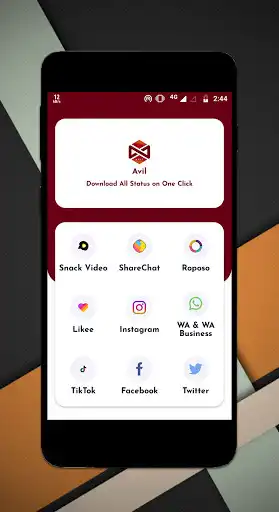 Play Avil - All in One Status Saver as an online game Avil - All in One Status Saver with UptoPlay