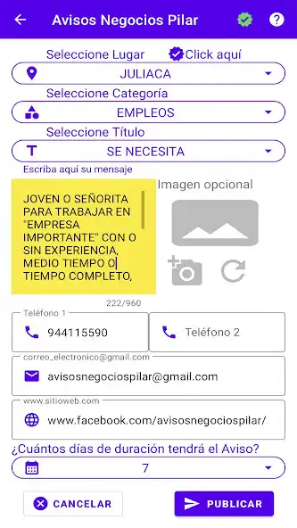 Play Avisos Negocios Pilar  and enjoy Avisos Negocios Pilar with UptoPlay