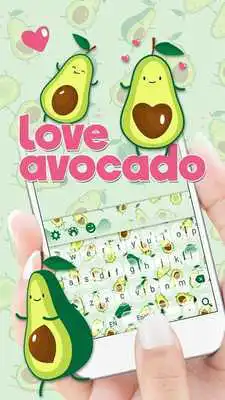 Play Avocado Fruit Keyboard Theme