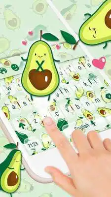 Play Avocado Fruit Keyboard Theme