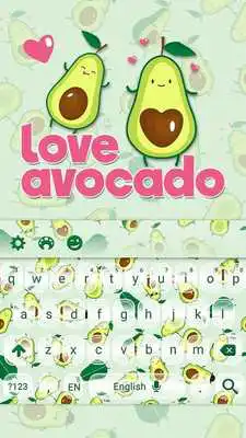 Play Avocado Fruit Keyboard Theme