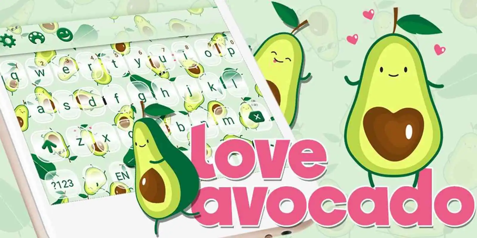 Play Avocado Fruit Keyboard Theme