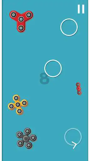Play Avoid The Fidget Spinners as an online game Avoid The Fidget Spinners with UptoPlay