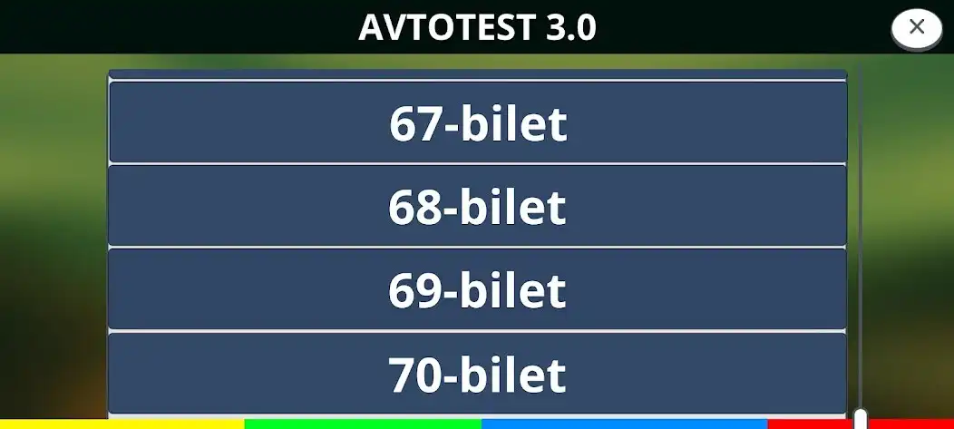 Play AvtoTest 3.0 ilovasi as an online game AvtoTest 3.0 ilovasi with UptoPlay