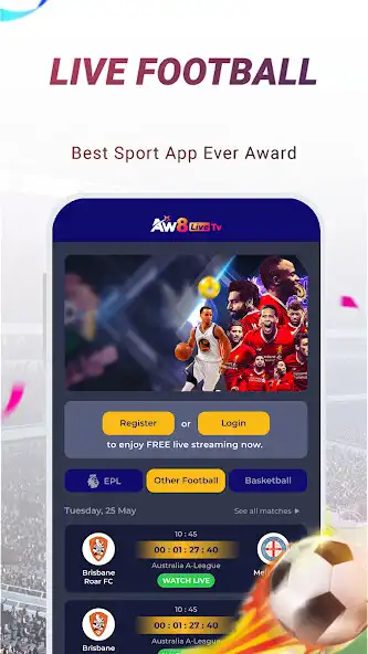 Play AW8 Live TV  and enjoy AW8 Live TV with UptoPlay