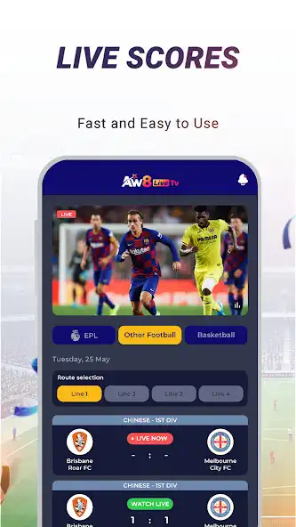 Play AW8 Live TV as an online game AW8 Live TV with UptoPlay