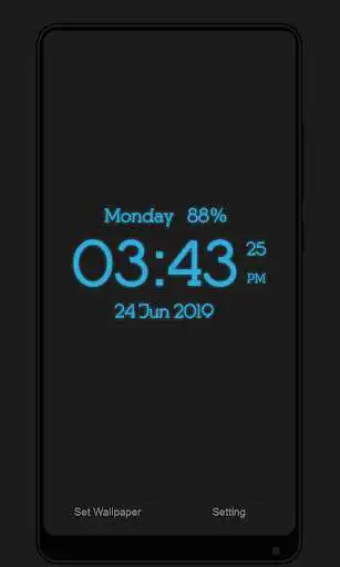 Play Awesome Digital Clock Live Wallpaper  and enjoy Awesome Digital Clock Live Wallpaper with UptoPlay