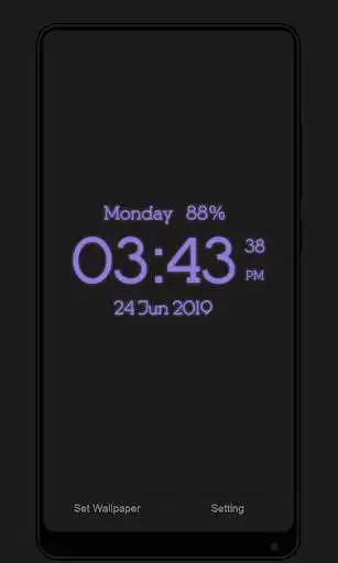 Play Awesome Digital Clock Live Wallpaper as an online game Awesome Digital Clock Live Wallpaper with UptoPlay