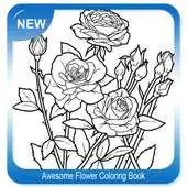 Free play online Awesome Flower Coloring Book APK