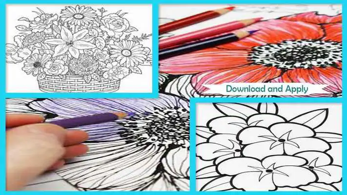 Play Awesome Flower Coloring Book