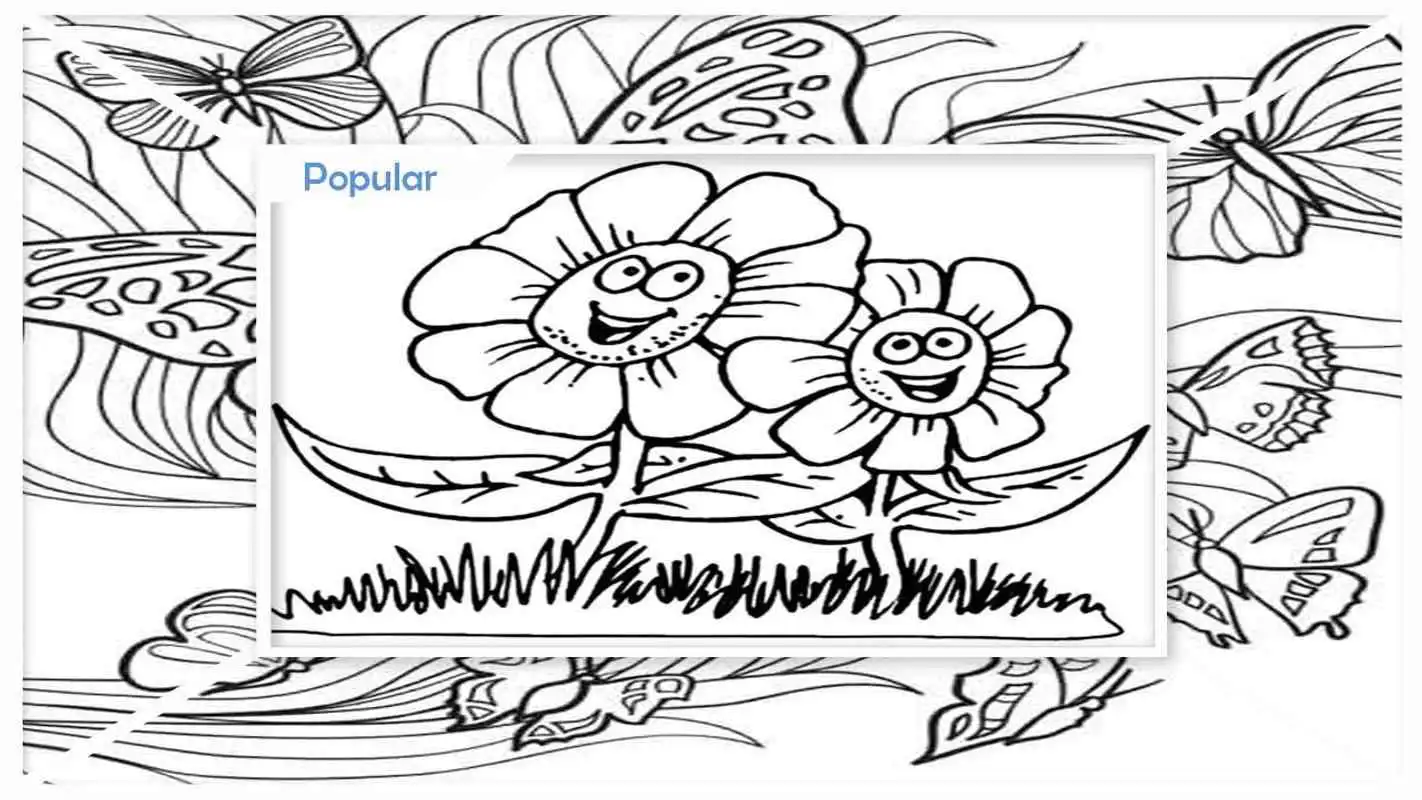 Play Awesome Flower Coloring Book
