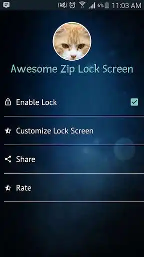 Play Awesome Zip Lock Screen
