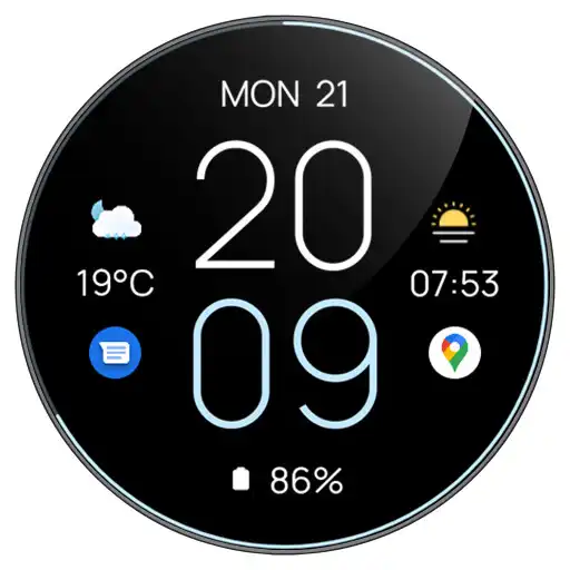Play Awf MNML Thin - watch face APK