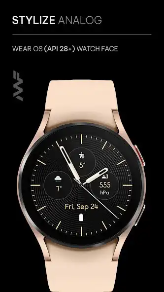 Play Awf Modern Analog - watch face  and enjoy Awf Modern Analog - watch face with UptoPlay