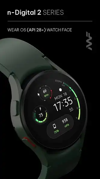 Play Awf n-Digital 2 - watch face  and enjoy Awf n-Digital 2 - watch face with UptoPlay