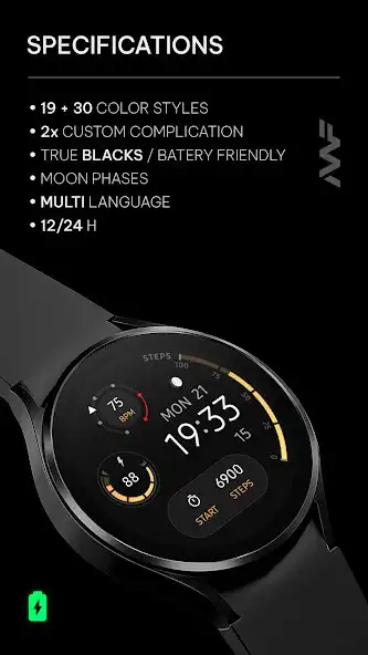Play Awf n-Digital 2 - watch face as an online game Awf n-Digital 2 - watch face with UptoPlay