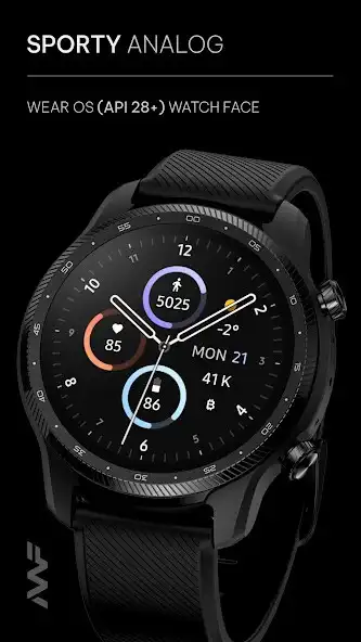 Play Awf Sporty Analog - watch face  and enjoy Awf Sporty Analog - watch face with UptoPlay