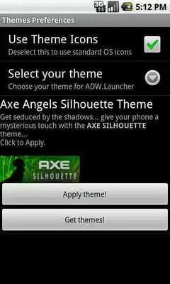 Play Axe Angel Silhouette Theme
