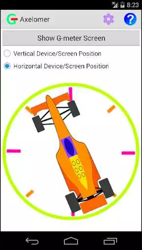 Play Axelomer - car accelerometer as an online game Axelomer - car accelerometer with UptoPlay