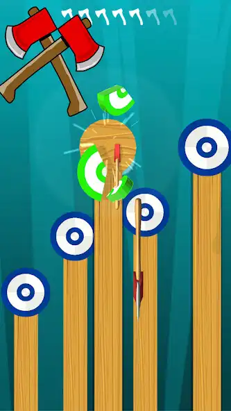 Play Axe Throw-Axe Throwing Champ as an online game Axe Throw-Axe Throwing Champ with UptoPlay