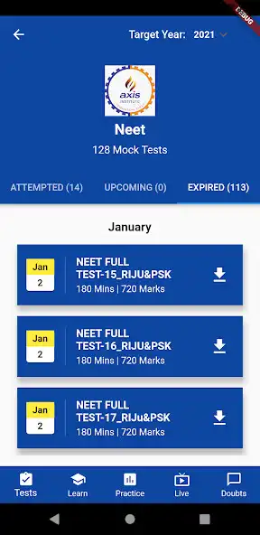 Play Axis Institutes - Online TestS as an online game Axis Institutes - Online TestS with UptoPlay