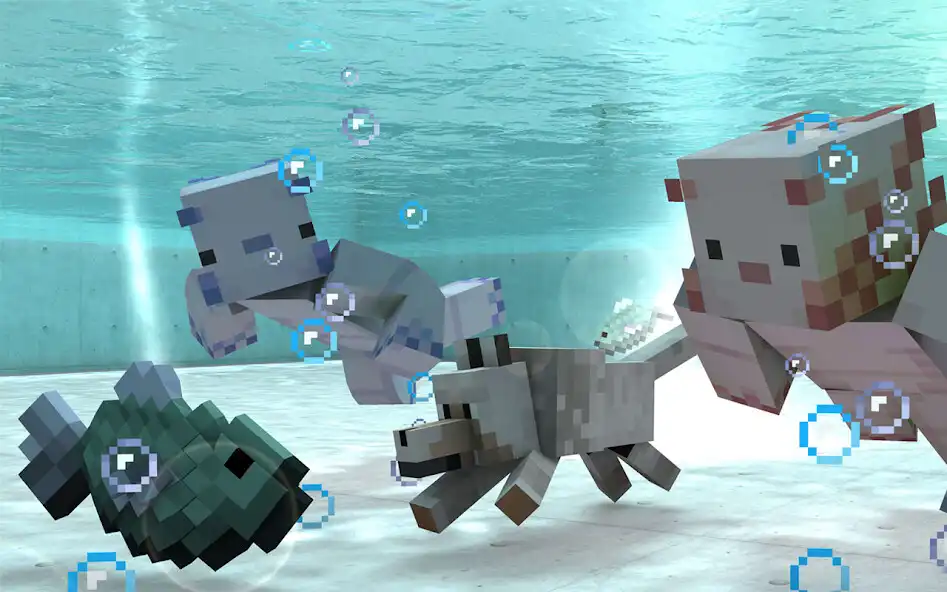 Play Axolotl Pet Skins MCPE  and enjoy Axolotl Pet Skins MCPE with UptoPlay