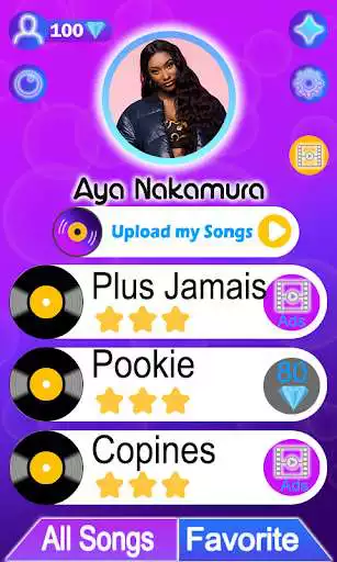 Play Aya Nakamura Piano Tiles  and enjoy Aya Nakamura Piano Tiles with UptoPlay