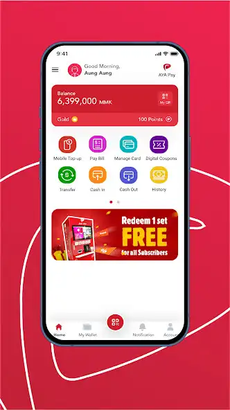 Play AYA PAY Wallet as an online game AYA PAY Wallet with UptoPlay