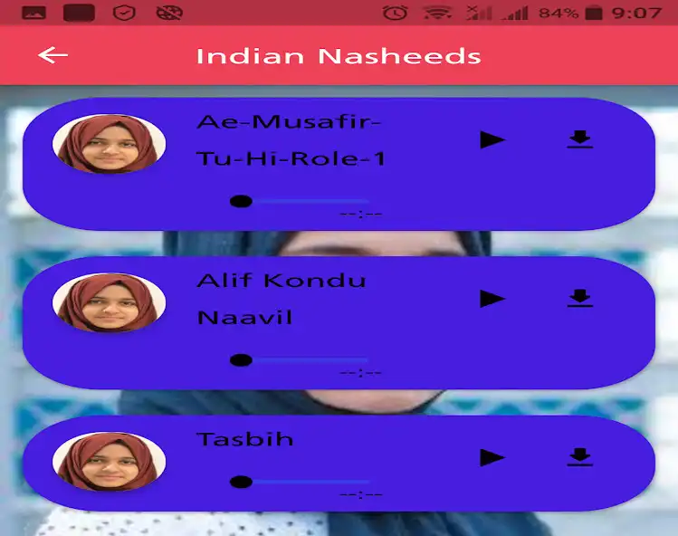 Play Ayishaa Abdull Basit Nasheeds  and enjoy Ayishaa Abdull Basit Nasheeds with UptoPlay
